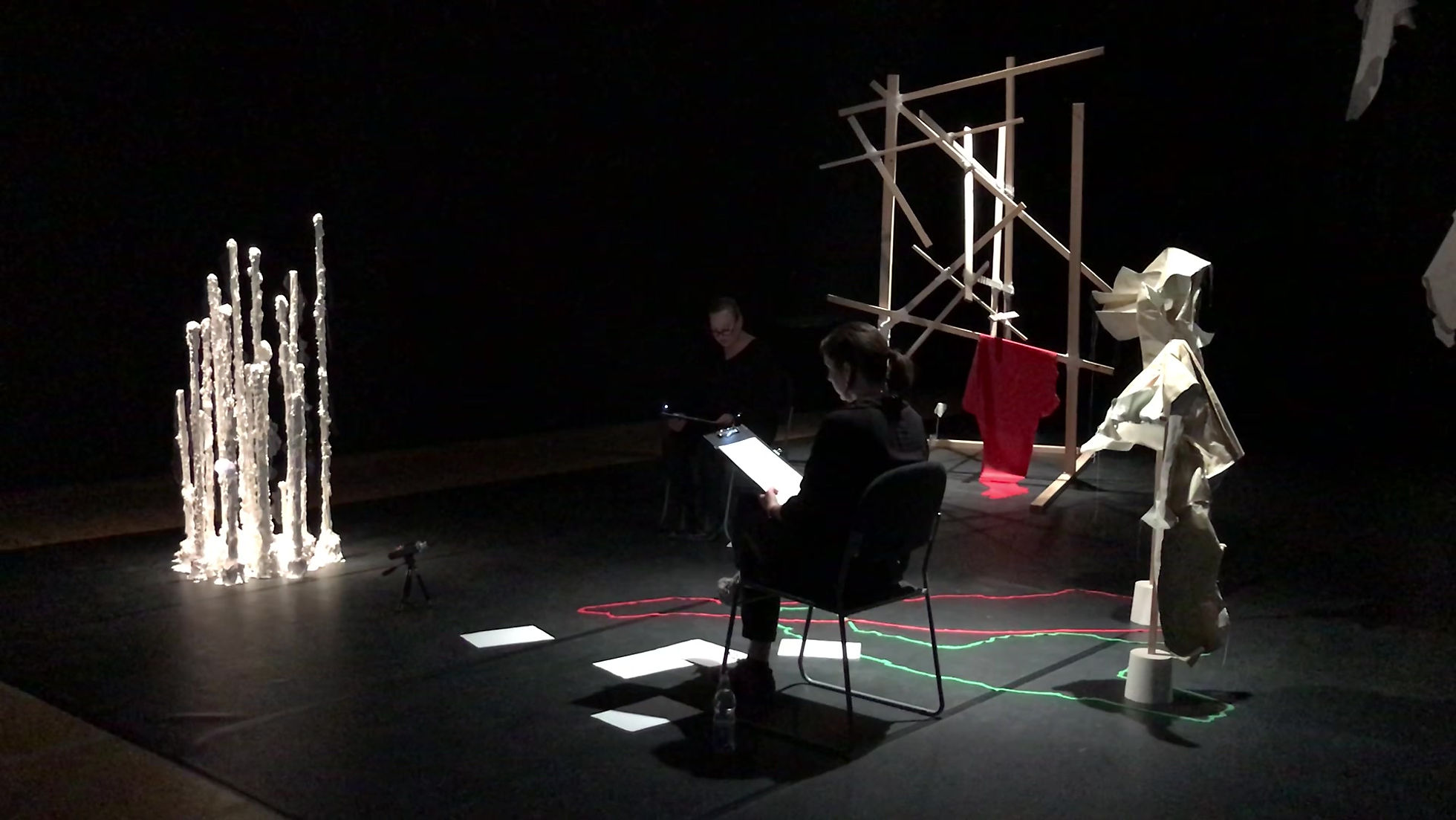 Holly Davey, A Script for an Archive, performance of script, Chapter, Cardiff, 2021